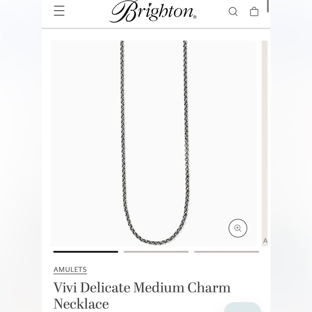 Brighton Vivi Delicate Medium Charm Necklace NWT